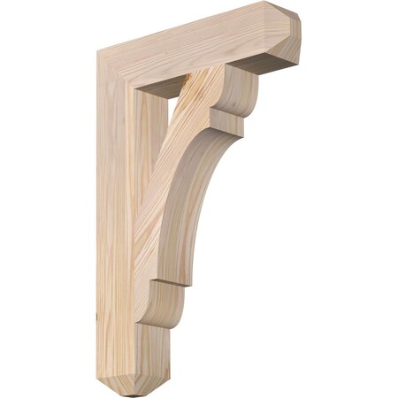 Ekena Millwork Olympic Craftsman Smooth Bracket, Douglas Fir, 3 1/2"W x 16"D x 24"H BKT04X16X24OLY04SDF